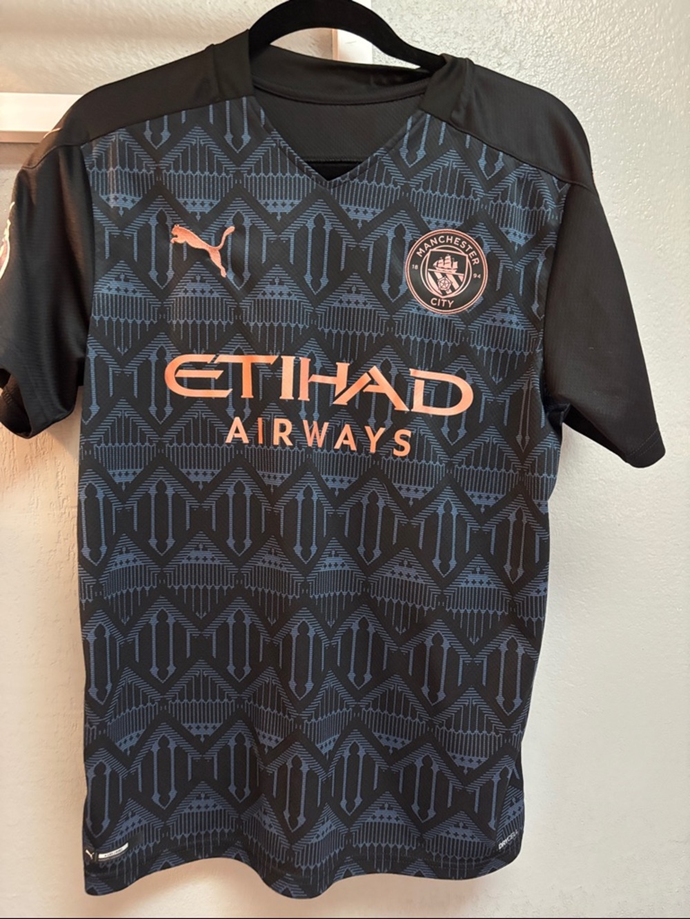 Ted Lasso character Jamie Tartt official Manchester City Puma Jersey